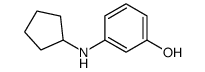 N-环戊基间氨基苯酚 结构式