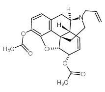 二醋纳洛啡 结构式