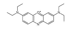 3,7-双(二乙氨基)吩恶嗪-5-鎓 结构式