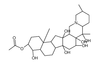 藜芦碱 结构式