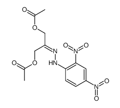 1,3-Bis(acetyloxy)-2-propanone 2-((2,4-dinitrophenyl)hydrazone) 结构式