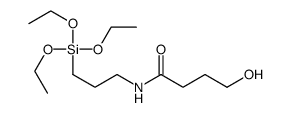 N-(3-三乙氧基硅基丙基)-4-羟基丁酰胺 结构式