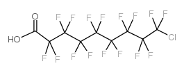 9-氯-2,2,3,3,4,4,5,5,6,6,7,7,8,8,9,9-十六氟壬酸 结构式