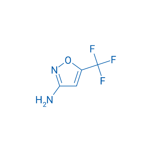 5-(三氟甲基)-3-异噁唑胺 结构式
