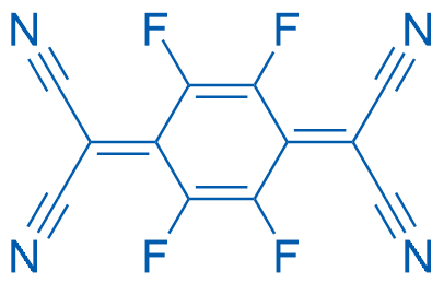 2,3,5,6-四氟-7,7',8,8'-四氰二甲基对苯醌 结构式