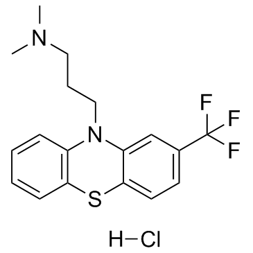 盐酸三氟丙嗪 结构式