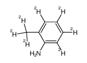 邻甲苯胺-d7 结构式