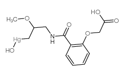 汞撒利酸 结构式