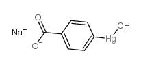 4-氯苯甲酸汞钠盐 结构式