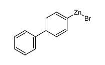 4-联苯基溴化锌 结构式