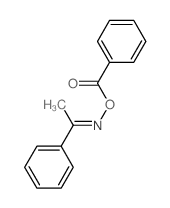 乙酰苯O-苯甲酰肟 结构式