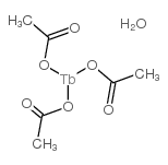 乙酸铽(III)水合物 结构式