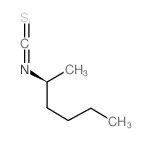 (S)-(+)-3-己基异硫氰酸酯 结构式