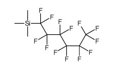 三甲基(十三氟己基)硅烷 结构式
