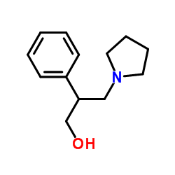 (1S,2R)-1-苯基-2-(1-吡咯烷基)丙烷-1-醇 结构式