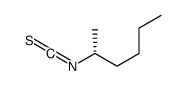 (R)-(-)-2-己基异硫氰酸酯 结构式