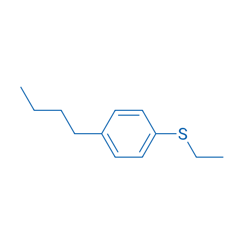 1-正-丁基-4-(乙基硫基)苯 结构式