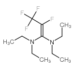 1,1-双(二乙基氨基)四氟-1-丙烯 结构式