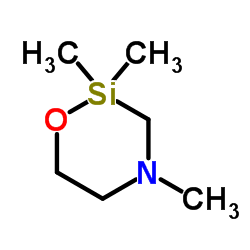 2,2,4-三甲基-2-硅代吗啡啉 结构式