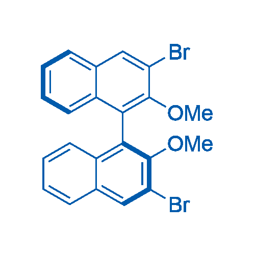 (S)-3,3’-二溴-2,2’-二甲氧基联萘酚 结构式