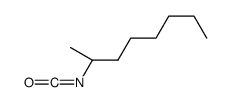 (S)-(+)-2-辛基异氰酸酯 结构式