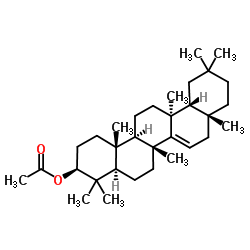 乙酰蒲公英萜醇 结构式