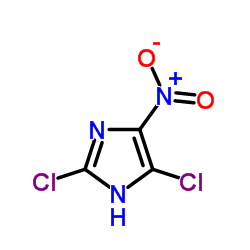 2,5-二氯-4-硝基咪唑 结构式