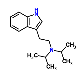 N,N-二异丙基色胺 结构式