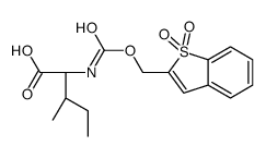 N-BSMOC-L-异亮氨酸 结构式