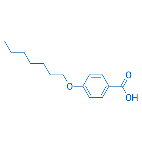 4-正庚氧基苯甲酸 结构式