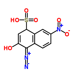 6-硝基-1,2,4-酸氧体 结构式