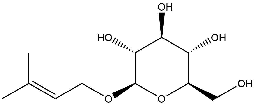 异戊烯基葡萄糖苷 结构式
