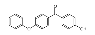 4-羟基-4'-苯氧基二苯甲酮 结构式
