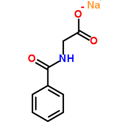 马尿酸钠 结构式