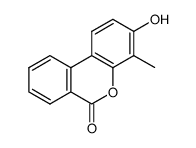 3-羟基-4-甲基-6H-苯并[C]苯并吡喃-6-酮 结构式