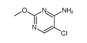 5-氯-2-甲氧基嘧啶-4-胺 结构式