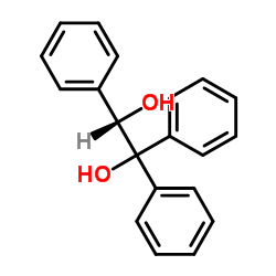 (S)-(-)-1,1,2-三苯基-1,2-乙二醇 结构式