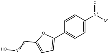 N-{[5-(4-硝基苯基)呋喃-2-基]亚甲基}羟胺 结构式