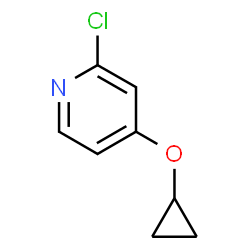 2-氯-4-环丙氧基吡啶 结构式