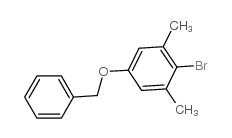 (4-溴-3,5-二甲基)苯基苄醚 结构式