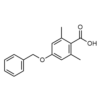 4-(苄氧基)-2,6-二甲基苯甲酸 结构式
