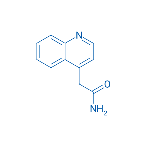 2-(quinolin-4-yl)acetamide 结构式