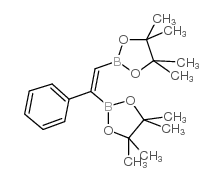 (E)-A-苯乙烯二硼酸双(2,3-二甲基-2,3-丁二醇)乙酯 结构式