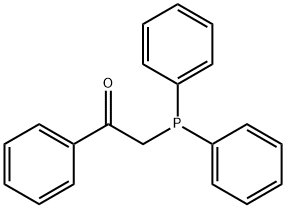 2-(二苯基膦基)-1-苯基乙酮 结构式