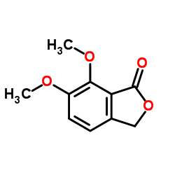 6,7-二甲氧基-1(3H)-异苯并呋喃酮 结构式