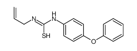 1-烯丙基-3-(4-苯氧基苯基)硫脲 结构式