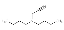(二正丁基氨基)乙酰腈 结构式