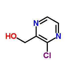 3-氯-2-吡嗪甲醇 结构式