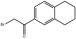 2-溴-1-(5,6,7,8-四氢萘-2-基)乙烷-1-酮 结构式