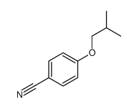4-(2-甲基丙氧基)苯甲腈 结构式